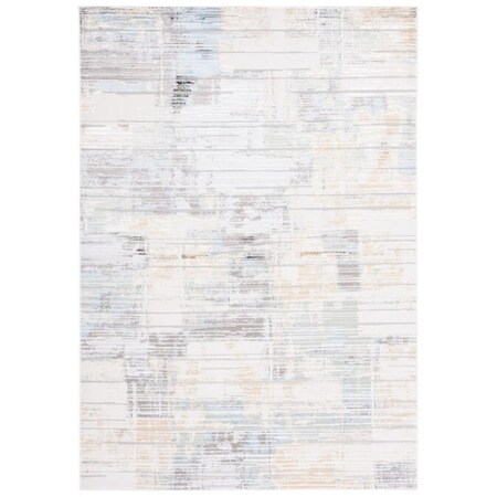 Safavieh 8 x 10 ft. Bel Air 226F Power Loomed Rectangle Area Rug Dark Grey & Gold BLA226F-8